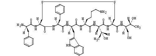 Disulphides formation of octreotide