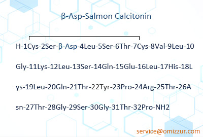 β-Asp-Salmon Calcitonin