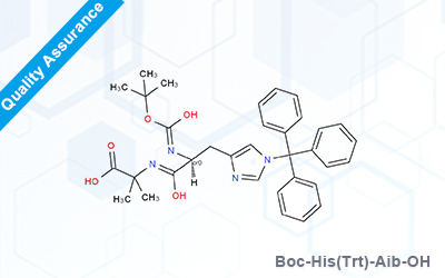 Boc-His(Trt)-Aib-OH
